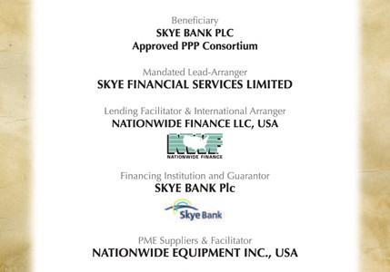 Skye Bank PLC Approved PPP Consortium
